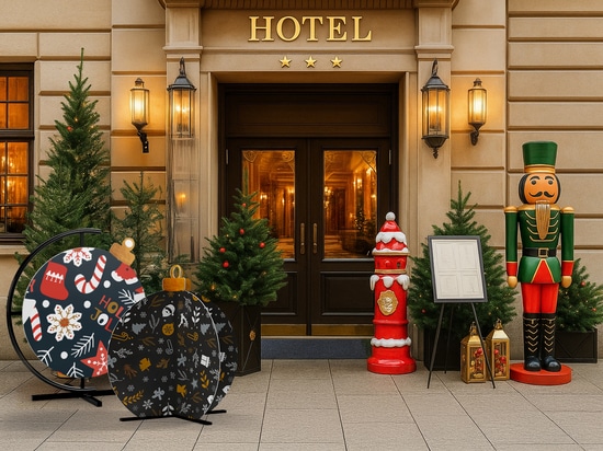 Boule à neige et décorations en Dibond : décorations de Noël belles et modernes pour l'intérieur
