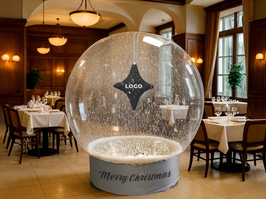 Boule à neige et décorations en Dibond : décorations de Noël belles et modernes pour l'intérieur