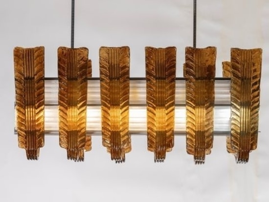 Suspension en verre de Murano