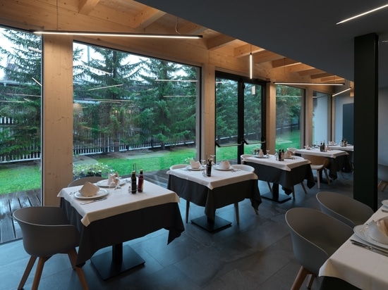 Hôtel Fedora : un exemple d’architecture alpine réalisé avec du grès cérame