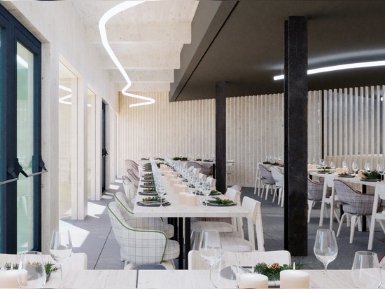 Hôtel Fedora : un exemple d’architecture alpine réalisé avec du grès cérame