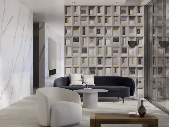 Revêtements abstraits en grès cérame : une tendance déco moderne
