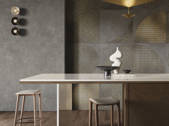 Revêtements abstraits en grès cérame : une tendance déco moderne