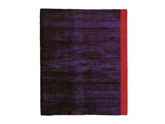 Campi di Gravità Viola Astratto rug