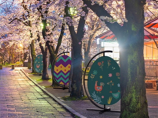 Tendances de Pâques dans les espaces urbains : les arrangements du printemps