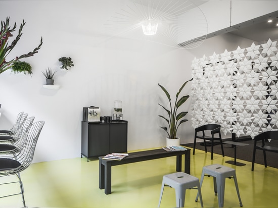 Claustras sur mesure Bloomming pour le Workoutclub de Rotterdam