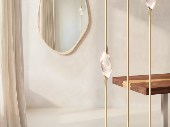 Il Pezzo 12 Floor to Ceiling_satin brass-nickel_drapery