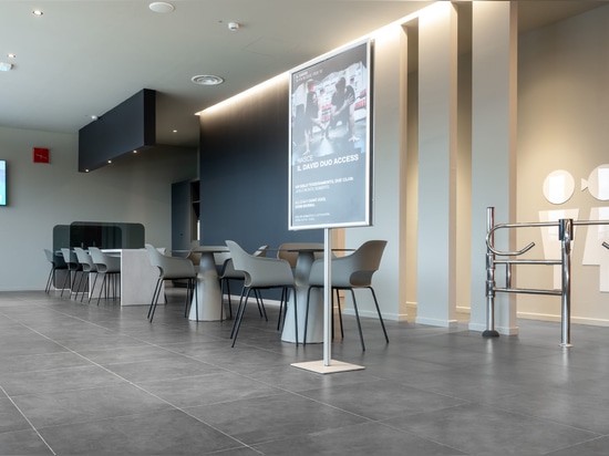 Développement commercial et design : une structure fitness réalisée avec les surfaces Caesar