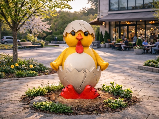 Les figures de Pâques comme déclarations de printemps urbain