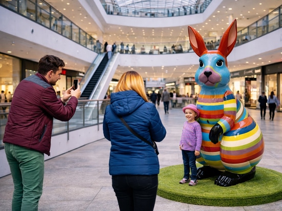 Les figures de Pâques comme déclarations de printemps urbain