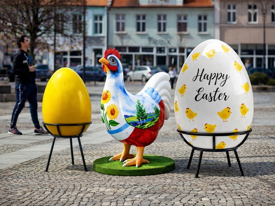 Les figures de Pâques comme déclarations de printemps urbain