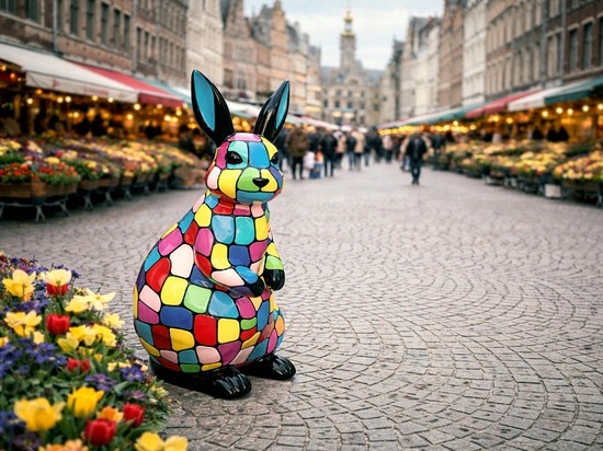 Les figures de Pâques comme déclarations de printemps urbain