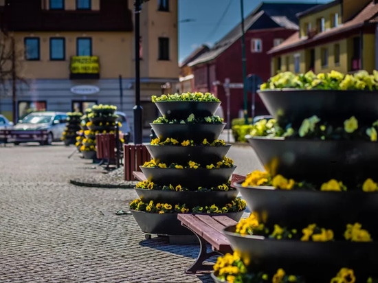 Tours de fleurs dans l'espace urbain : une verdure saisonnière à fort impact visuel