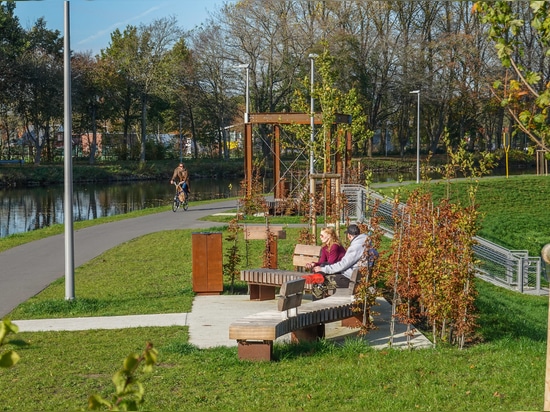 Nature, espace et mobilité se retrouvent sur les berges du canal Dortmund Ems