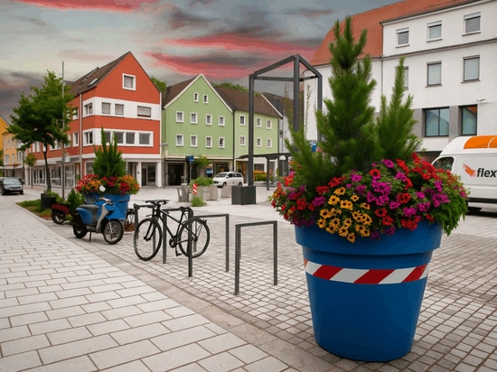Des jardinières urbaines pour des espaces publics plus sûrs