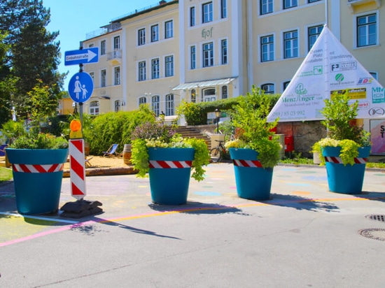 Des jardinières urbaines pour des espaces publics plus sûrs