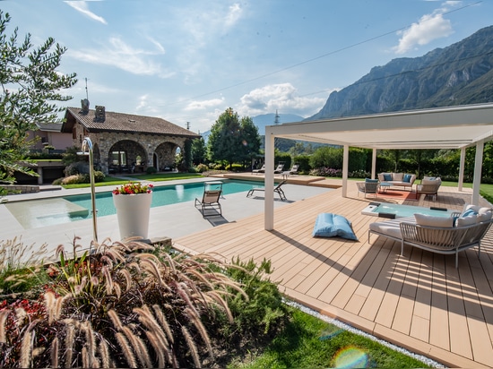 Architecture de l’ombre et landscape design : KE et Myrtha Pools, pour une résidence privée en Val Camonica