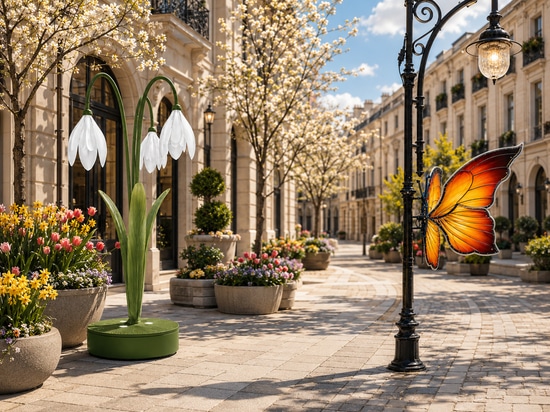 Décorations estivales : des installations saisonnières qui transforment les espaces publics