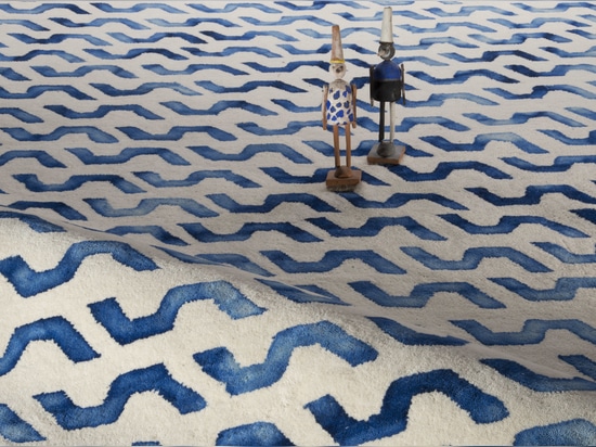 Tapis Volare, couleur Indaco