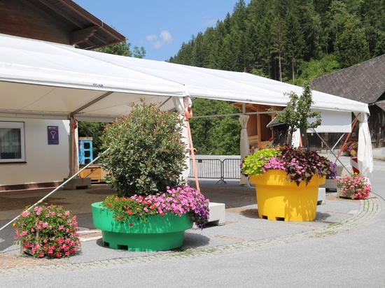 Grandes jardinières urbaines : l'exemple de Köflach