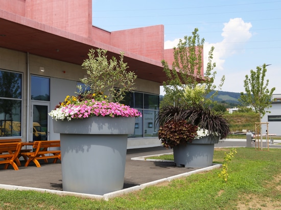Grandes jardinières urbaines : l'exemple de Köflach