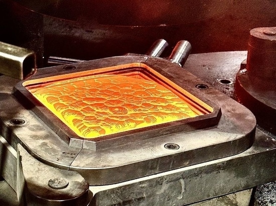 La fabrication d'un bloc de verre