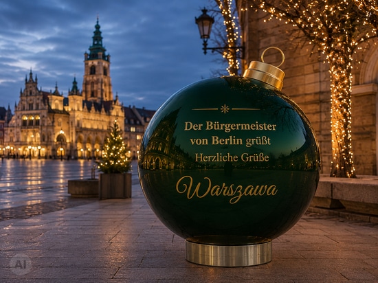 Boules de Noël XXL personnalisées : un cadeau unique pour les villes jumelées
