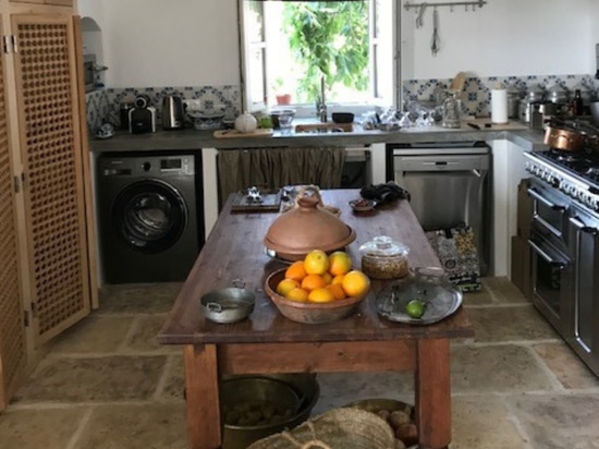 Dallage Nîmes de Rouviere Collection en cuisine de campagne