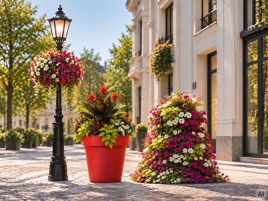 Des fleurs d'été aux décorations de Noël : une métamorphose au fil des saisons
