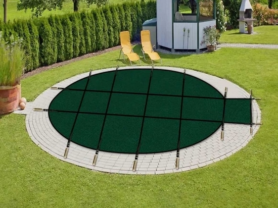 Couverture de piscine ronde – Protection contre les intempéries