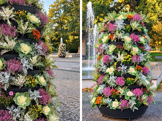 Les tours florales d'automne : l'exemple de Świnoujście