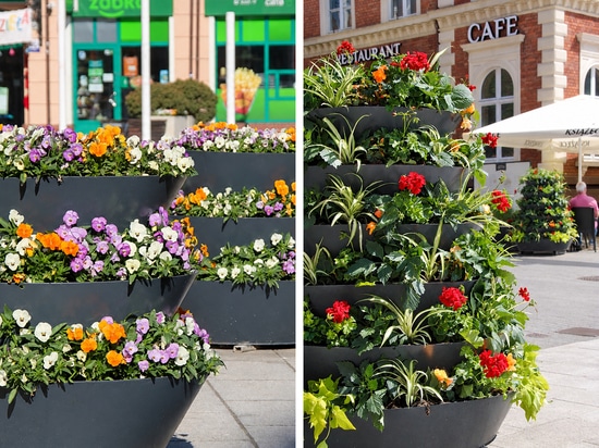 Les tours florales d'automne : l'exemple de Świnoujście