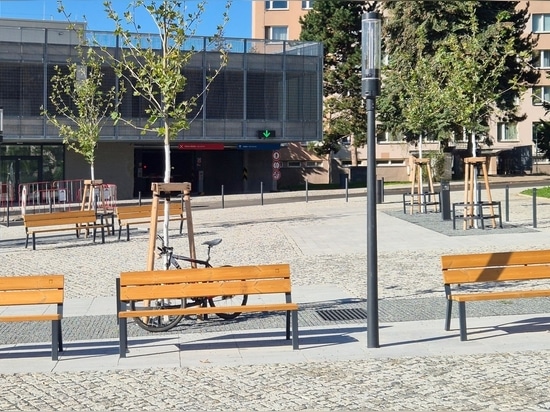 Prague - Nouveau parking couvert de Dědina