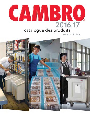 CAMBRO 2016|17 catalogue des produits