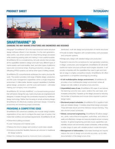 SmartMarine 3D Product Sheet