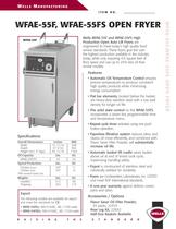 Open Auto-lift Fryers:High Production Open Fryer