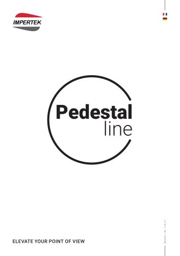 Pedestal Line Catalogue 2026 FR-DE