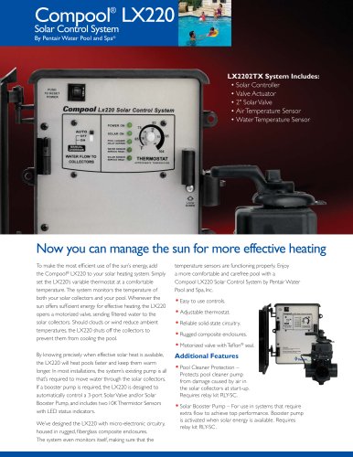 LX220 Solar Control Systems