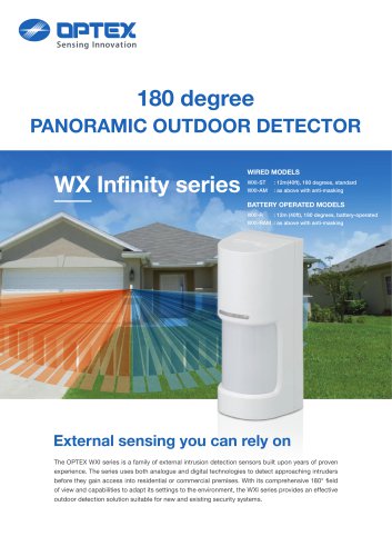 180 degree PANORAMIC OUTDOOR DETECTOR