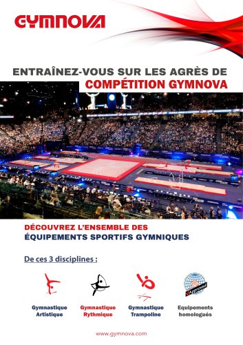 Plaquette - Ensemble agrès GYMNOVA