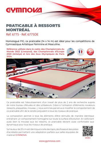 Plaquette Praticable 6775