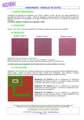 DALLES HEXDALLE XE TACTILES