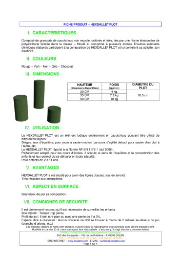 HEXDALLE® PLOT