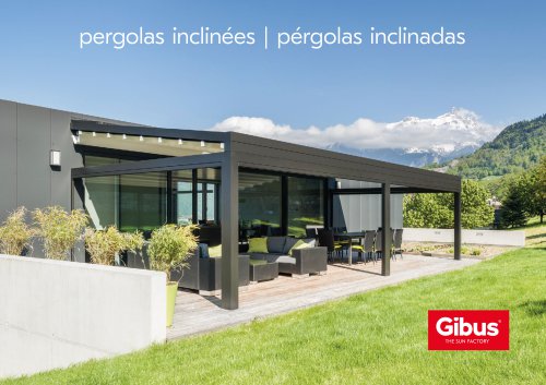 Pergolas inclinées 2025