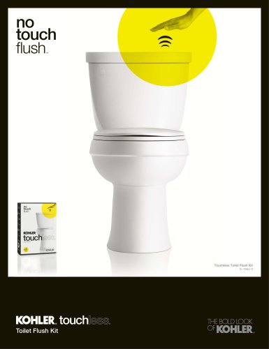 TOUCHLESS TOILET KIT