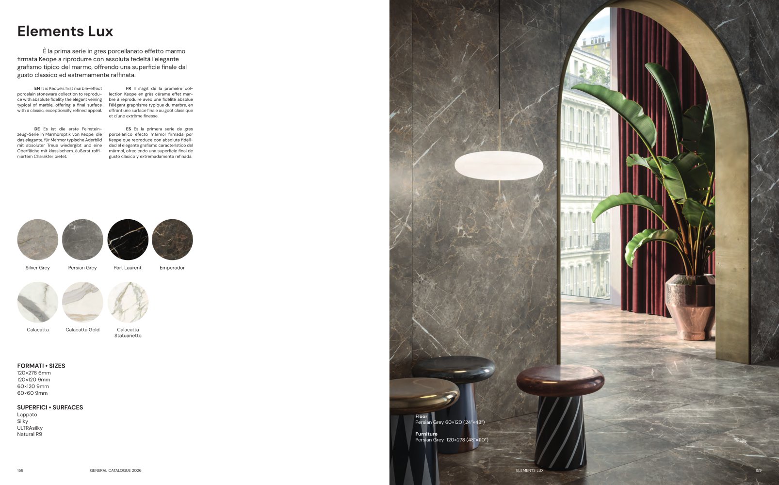 Elements Lux 2026 - CERAMICHE KEOPE
