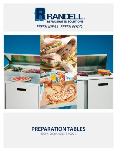 Preparation Tables Brochure