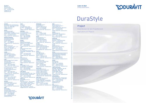 DuraStyle projects