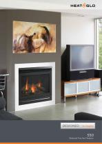 550 AU BALANCED FLUE GAS FIREPLACE