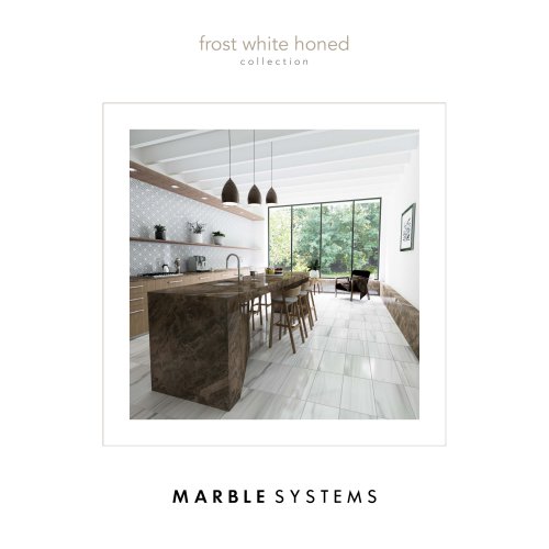 FROST WHITE HONED MARBLE